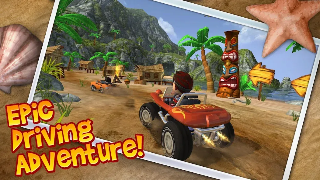 Beach Buggy Blitz (Бич Багги Блиц) [MOD: Мод Меню/Взлом] - Скриншот 1