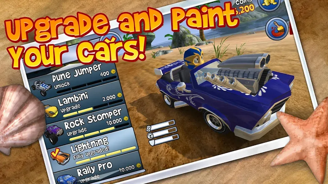 Beach Buggy Blitz (Бич Багги Блиц) [MOD: Мод Меню/Взлом] - Скриншот 3