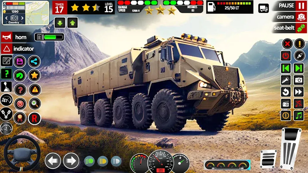 Army Truck Transport Game 2023 [MOD: Все разблокировано] - Скриншот 2
