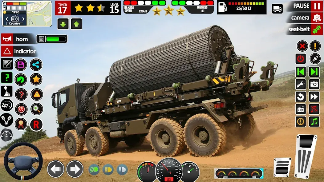 Army Truck Transport Game 2023 [MOD: Все разблокировано] - Скриншот 4