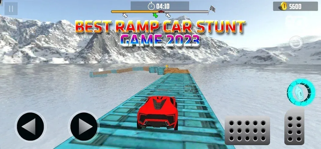 Ramp Car Stunt Challenge (Рамп Кар Стант Челлендж) [MOD: Бесконечные деньги] - Скриншот 1