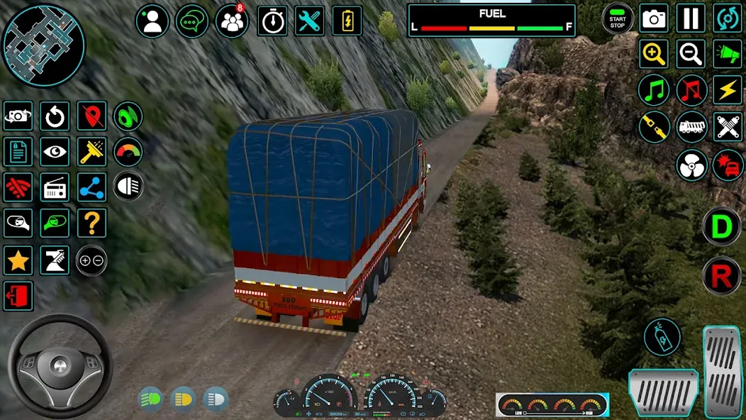 Indian Truck Offroad Cargo Sim (Индийский грузовик   ) [MOD: Разблокировано] - Скриншот 3