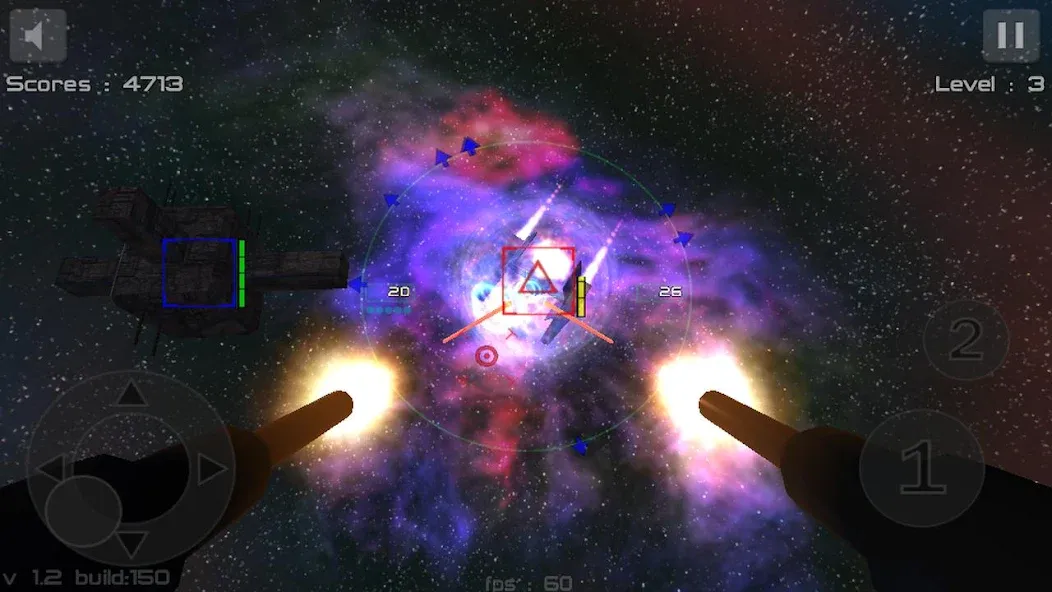 Gunner : Space Defender (Lite) (Ганнер Фриспейс Дефендер Лайт) [MOD: Меню/Много денег] - Скриншот 1