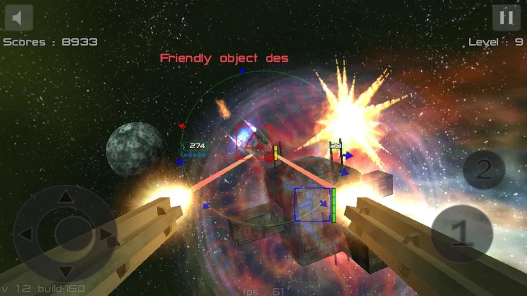Gunner : Space Defender (Lite) (Ганнер Фриспейс Дефендер Лайт) [MOD: Меню/Много денег] - Скриншот 3