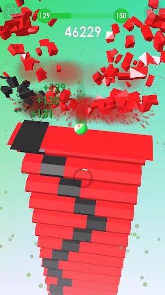 Ball: Blast colorful bricks 3d [MOD: Меню/Много денег] - Скриншот 2
