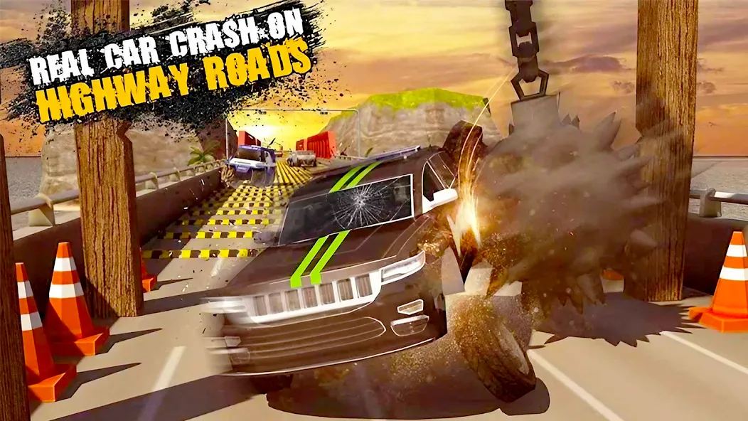 Car Crash Speed Bump Car Games [MOD: Все открыто] - Скриншот 1