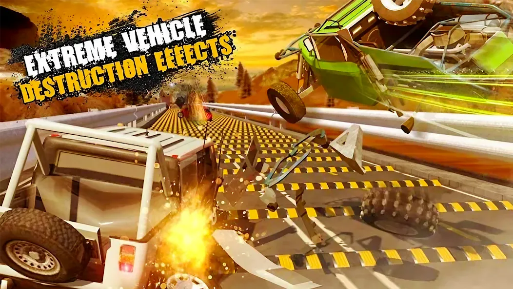 Car Crash Speed Bump Car Games [MOD: Все открыто] - Скриншот 2