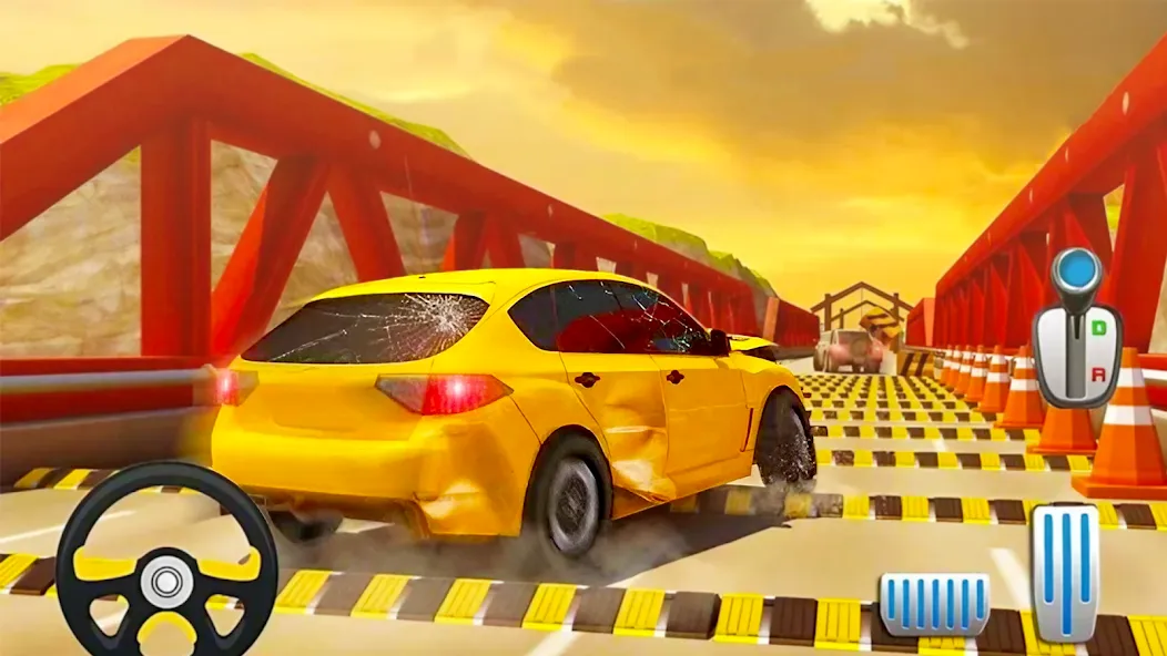 Car Crash Speed Bump Car Games [MOD: Все открыто] - Скриншот 4