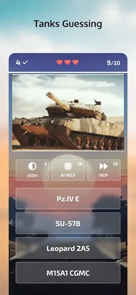 Guess the War Vehicle? WT Quiz (Вар Тандер Квиз) [MOD: Все разблокировано] - Скриншот 1