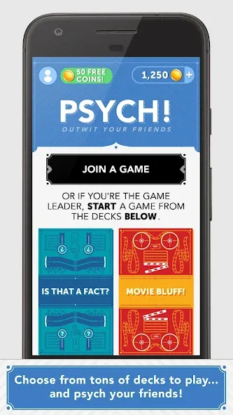 Psych! Outwit your friends [MOD: Много монет/Энергии] - Скриншот 3