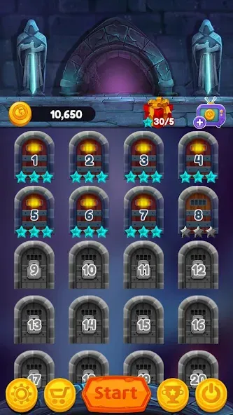 Jewels of Kingdom Knights (Джуэлз оф Кингдом Найтс) [MOD: Все разблокировано] - Скриншот 1