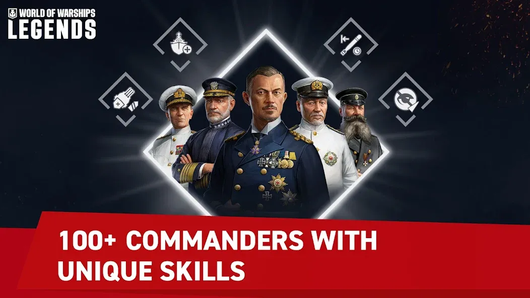 World of Warships Legends PvP (Ворлд оф Варшипс Легендс) [MOD: Много монет/Энергии] - Скриншот 2