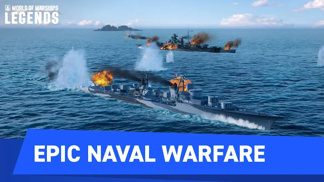 World of Warships Legends PvP (Ворлд оф Варшипс Легендс) [MOD: Много монет/Энергии] - Скриншот 4