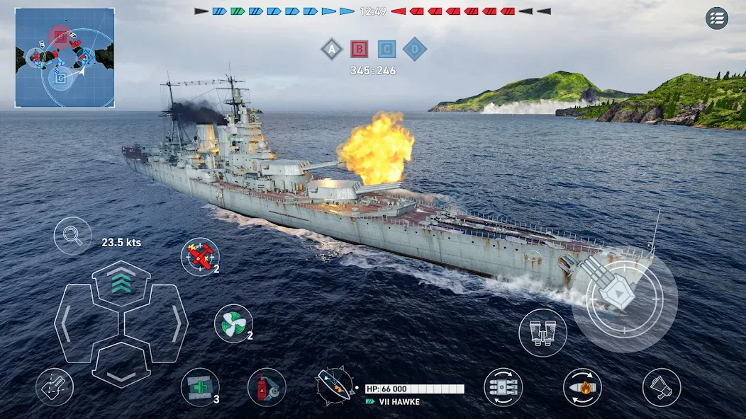 World of Warships Legends PvP (Ворлд оф Варшипс Легендс) [MOD: Много монет/Энергии] - Скриншот 5