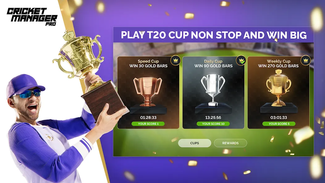 Cricket Manager Pro 2023 (Крикет Менеджер Про 2023) [MOD: Все разблокировано] - Скриншот 2