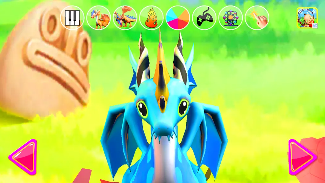 Talking Dragon Family (Талкинг Драгон Фэмели   ) [MOD: Mega Mod/Меню] - Скриншот 1