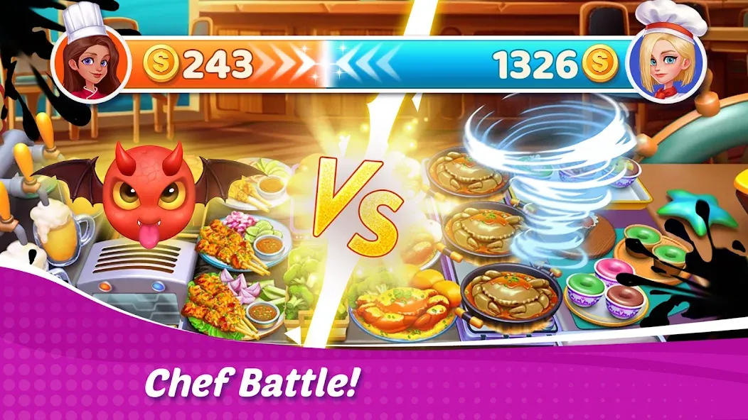 Cooking Wonder: Cooking Games [MOD: Mega Mod/Меню] - Скриншот 4