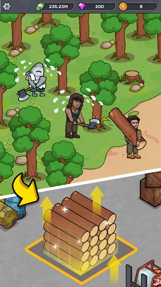 Lumber Out (Ламбер Аут) [MOD: Premium/Unlocked] - Скриншот 4