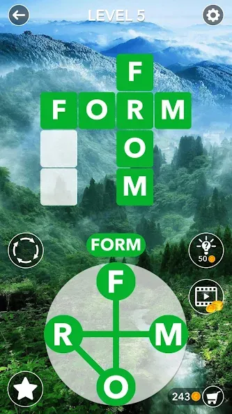 Word Crossword Search [MOD: Premium/Unlocked] - Скриншот 1