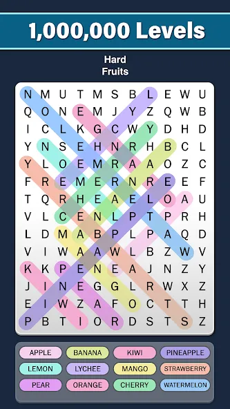 Word Search: Word Find (Ворд Срч) [MOD: Много монет/Энергии] - Скриншот 3