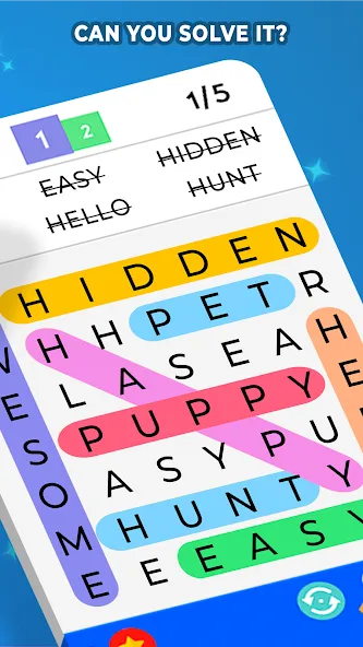 Word Search [MOD: Много монет/Энергии] - Скриншот 3