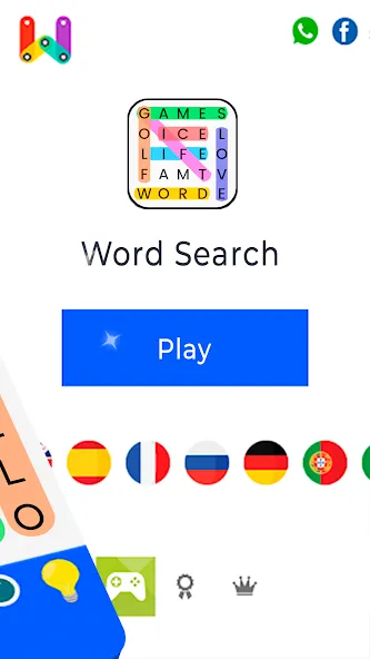 Word Search [MOD: Много монет/Энергии] - Скриншот 4