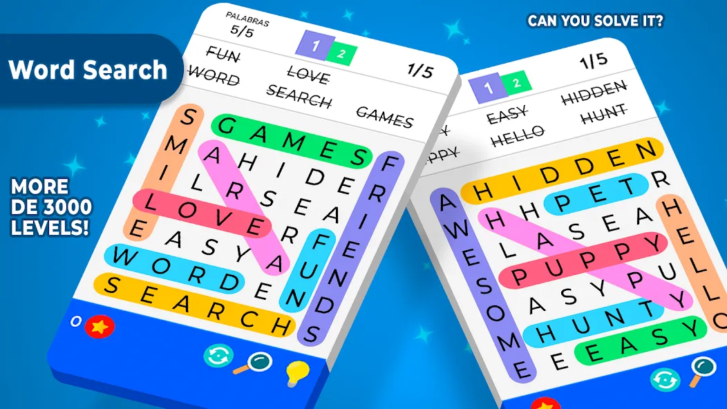 Word Search [MOD: Много монет/Энергии] - Скриншот 5