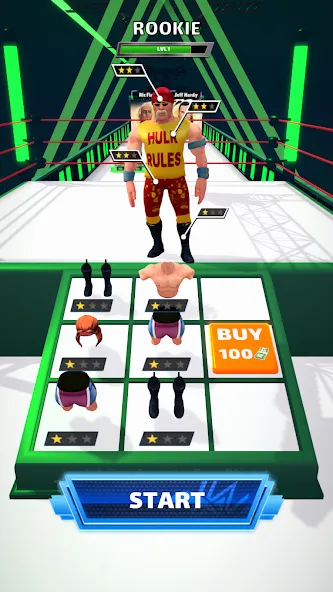 Wrestling Trivia Run (Рестлинг Тривия Ран) [MOD: Premium/Unlocked] - Скриншот 2