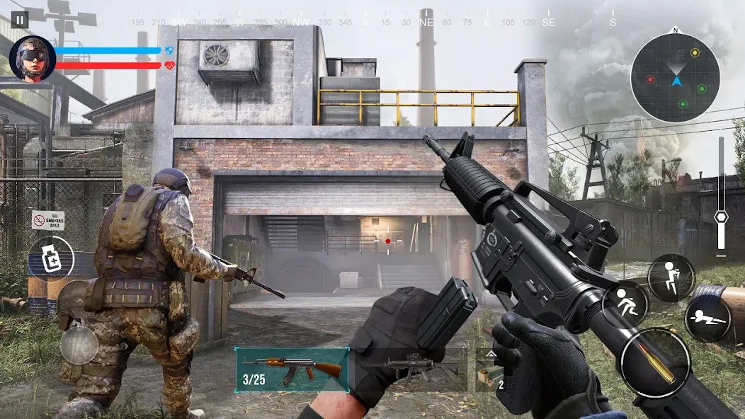 Call of Warfare FPS War Game (Кол оф Варфар ФПС Вар Дьюти) [MOD: Бесконечные деньги] - Скриншот 2