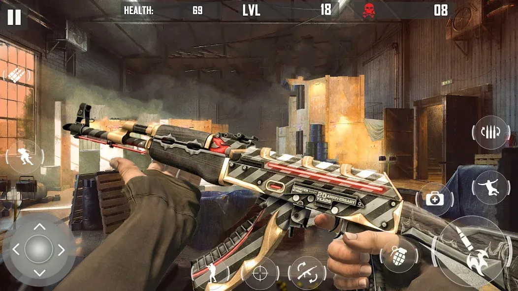 fps cover firing Offline Game (ФПС кавер стрельба Оффлайн игра) [MOD: Premium/Unlocked] - Скриншот 3