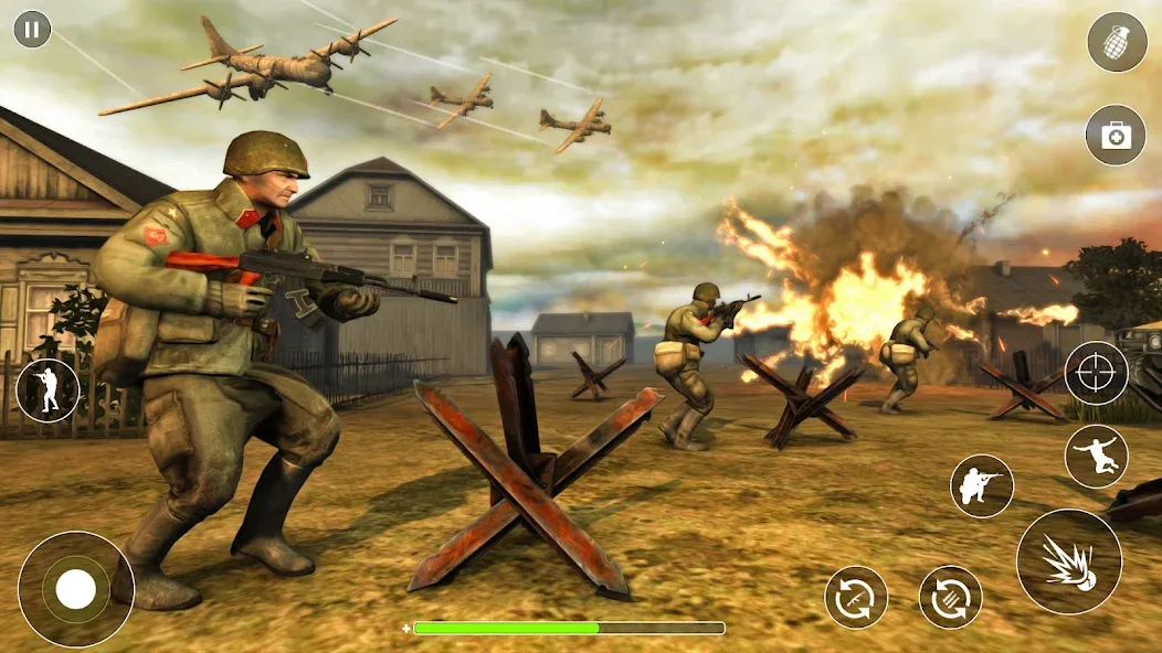 WW2 Survival Shooter :Gun fire (Вторая Мировая Война  ) [MOD: Mega Mod/Меню] - Скриншот 5