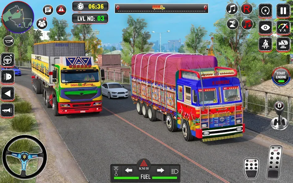 Indian Truck Drive Truck Games (Индийский грузовой симулятор) [MOD: Мод Меню/Взлом] - Скриншот 4