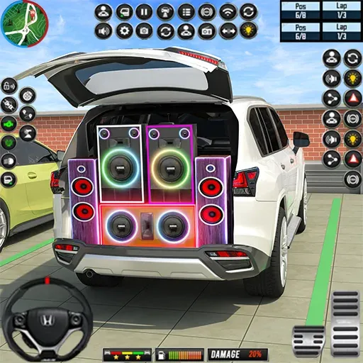 School Car Game 3d Car Driving [MOD: Много монет/Энергии] - Скриншот 1