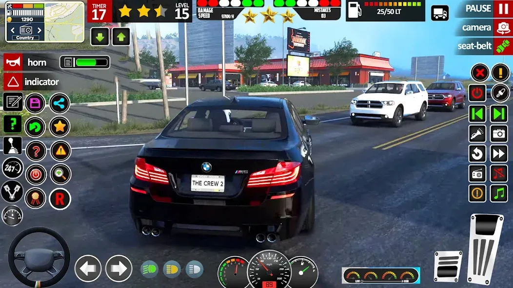 School Car Game 3d Car Driving [MOD: Много монет/Энергии] - Скриншот 5