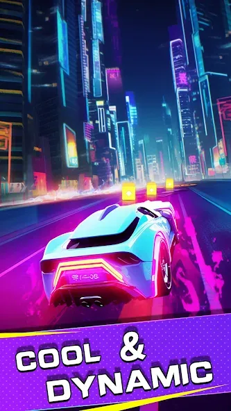 Beat Racing:Car&Music game (Бит Кар Гонки игра музыки ) [MOD: Mega Mod/Меню] - Скриншот 1