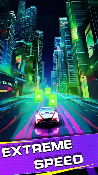 Beat Racing:Car&Music game (Бит Кар Гонки игра музыки ) [MOD: Mega Mod/Меню] - Скриншот 3