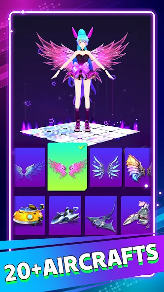 Beat Dancing EDM:music game (Бит Дэнсинг ЭДМ) [MOD: Premium/Unlocked] - Скриншот 5