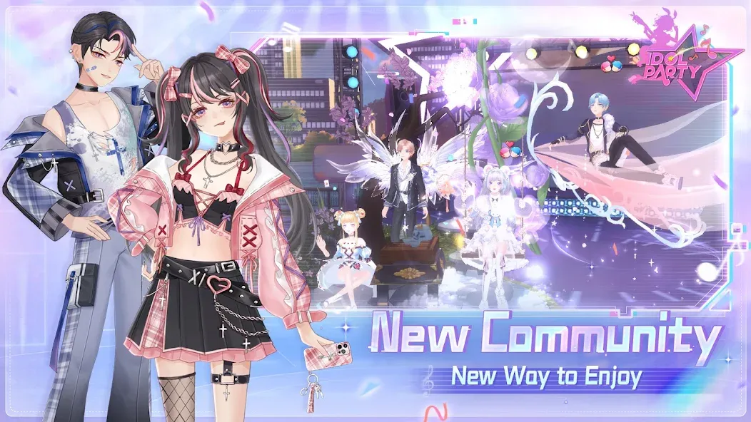 Idol Party (Айдол Пати) [MOD: Mega Mod/Меню] - Скриншот 3