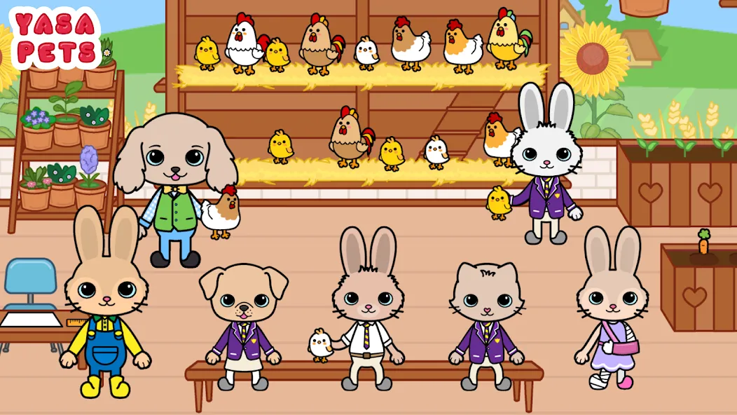 Yasa Pets Farm (Яса Петс Фарм) [MOD: Меню/Много денег] - Скриншот 4