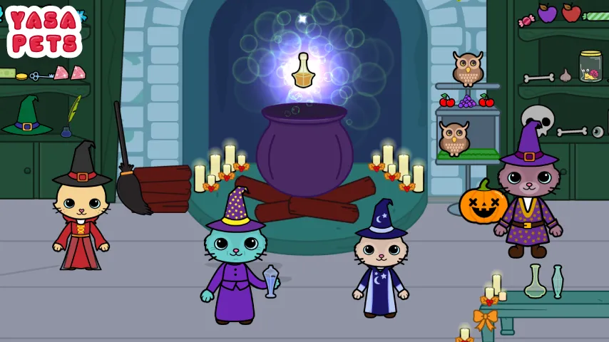 Yasa Pets Halloween (Яса Петс Хэллоуин) [MOD: Premium/Unlocked] - Скриншот 2