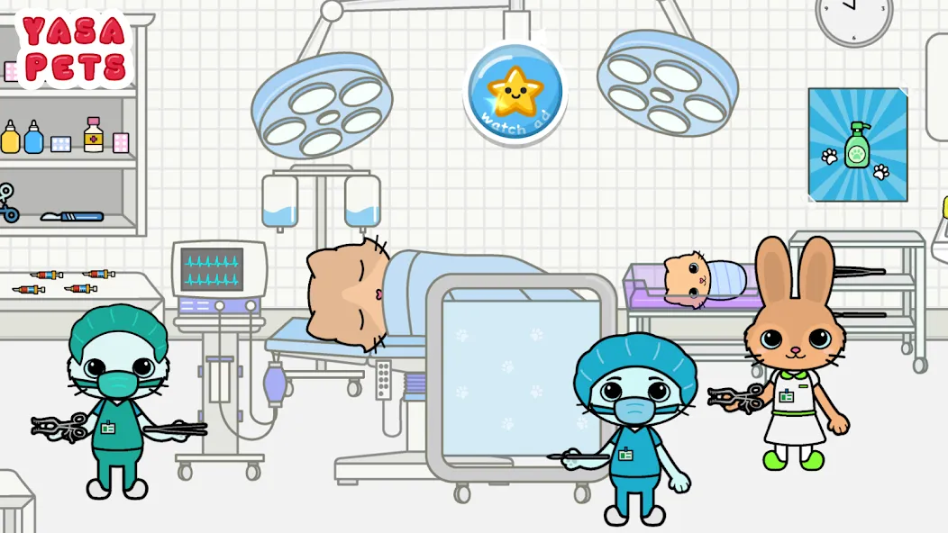 Yasa Pets Hospital (Яса Петс Хоспитал) [MOD: Все разблокировано] - Скриншот 3