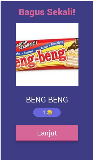 Tebak Makanan Ringan Indonesia (Гаме маканан Ринган) [MOD: Разблокировано] - Скриншот 2