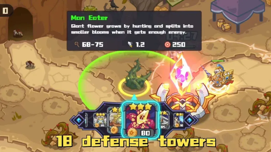 Chrono Crystal — Tower Defense (Хроно Кристалл) [MOD: Меню/Много денег] - Скриншот 3