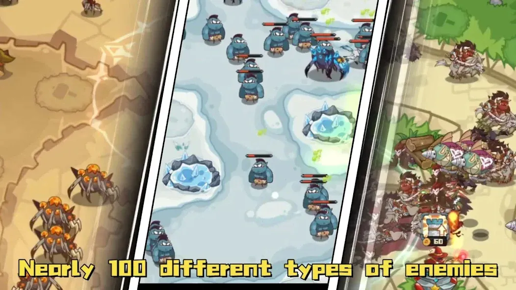 Chrono Crystal — Tower Defense (Хроно Кристалл) [MOD: Меню/Много денег] - Скриншот 4