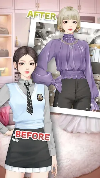 Fashion City：Style&Dress Up [MOD: Бесконечные деньги] - Скриншот 2