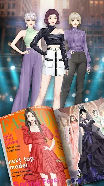 Fashion City：Style&Dress Up [MOD: Бесконечные деньги] - Скриншот 4