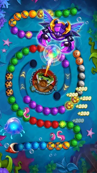 Marble Puzzle Legend (Зумбалл Делюкс) [MOD: Mega Mod/Меню] - Скриншот 1