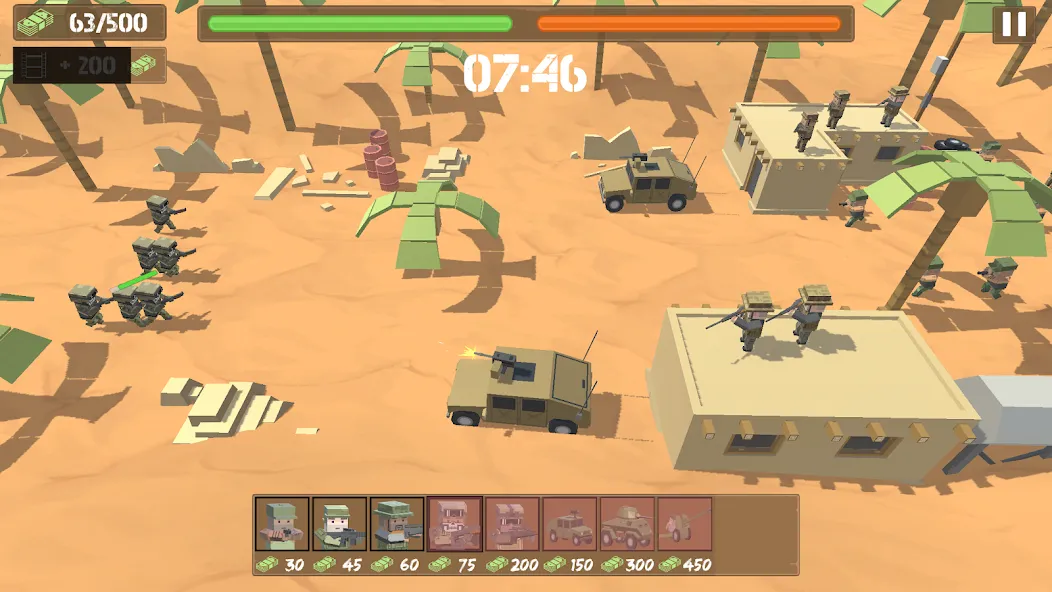 Border Wars: Army Simulator [MOD: Много монет/Энергии] - Скриншот 4
