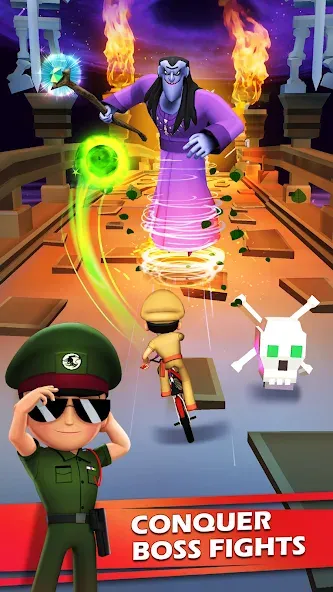 Little Singham Cycle Race (Литл Сингам Велосипедная Гонка) [MOD: Все разблокировано] - Скриншот 5