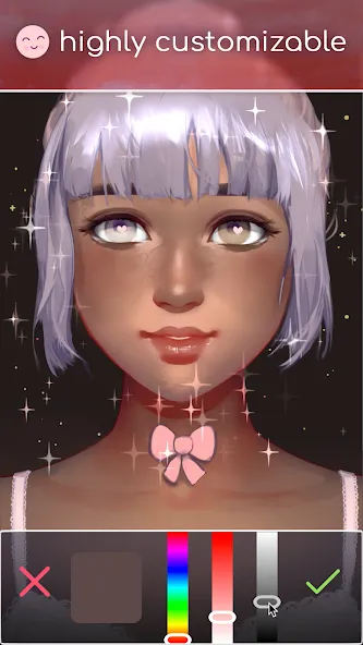 Live Portrait Maker: Girls (Лайв Портрет Мейкер) [MOD: Все разблокировано] - Скриншот 3